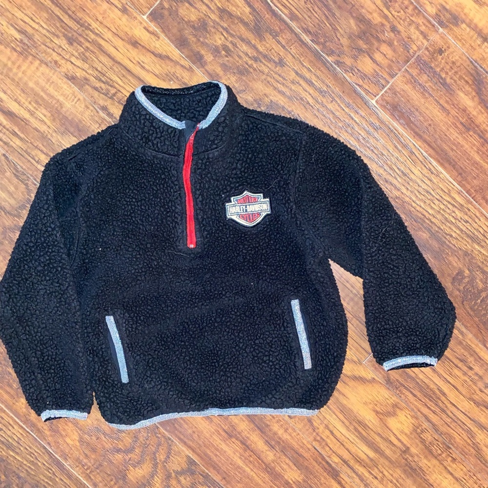 Girls Sherpa Harley Davison Sweatshirt
